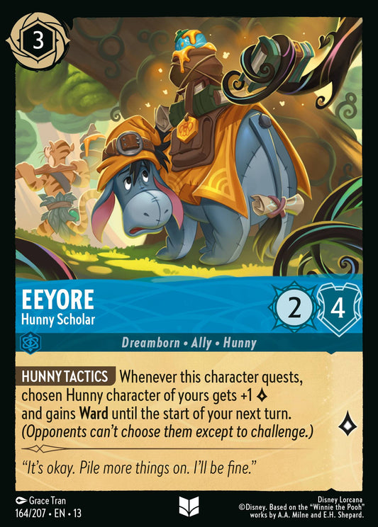 Set 13-164 Eeyore - Hunny Scholar | Uncommon