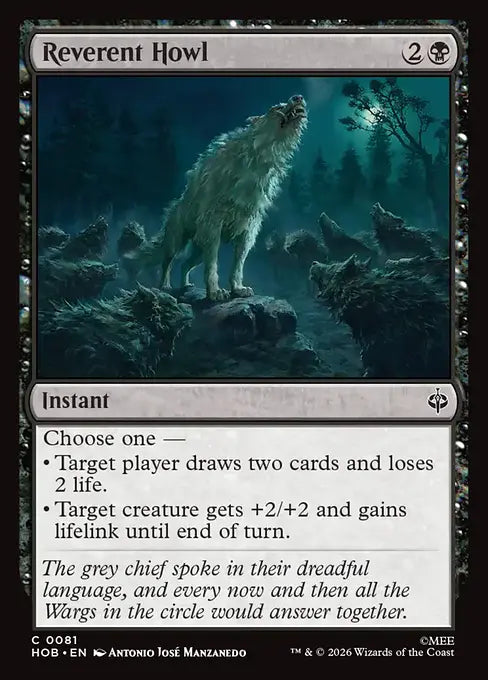 HOB-081 Reverent Howl | Common (EN)