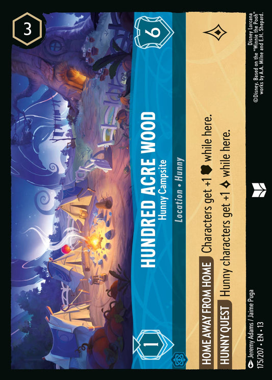 Set 13-175 Hundred Acre Wood - Hunny Campsite | Uncommon