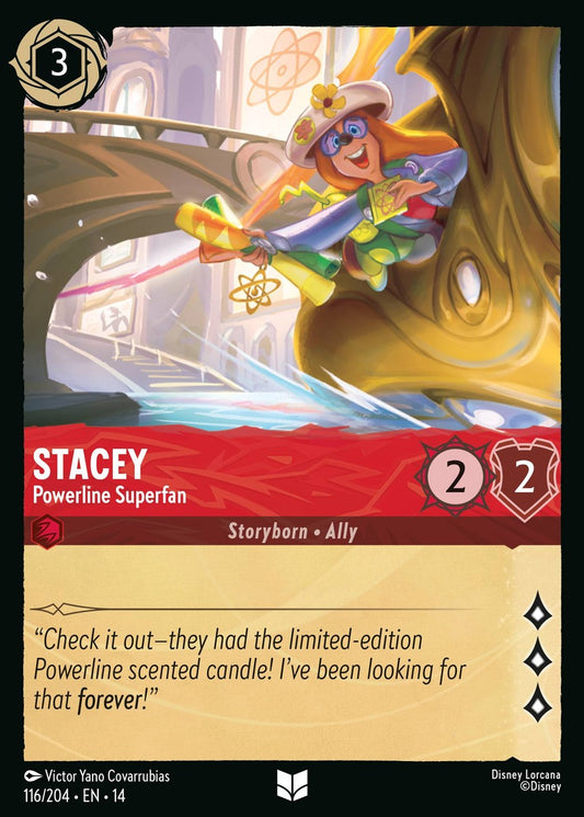 Set 14-116 Stacey - Powerline Superfan | Uncommon