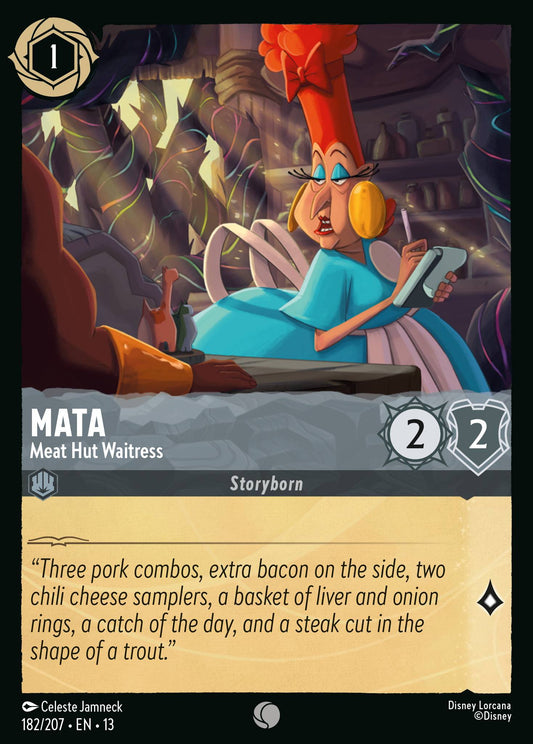 Set 13-182 Mata - Meat Hut Waitress | Common