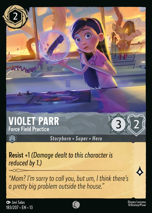 Set 13-183 Violet Parr - Force Field Practice | Common