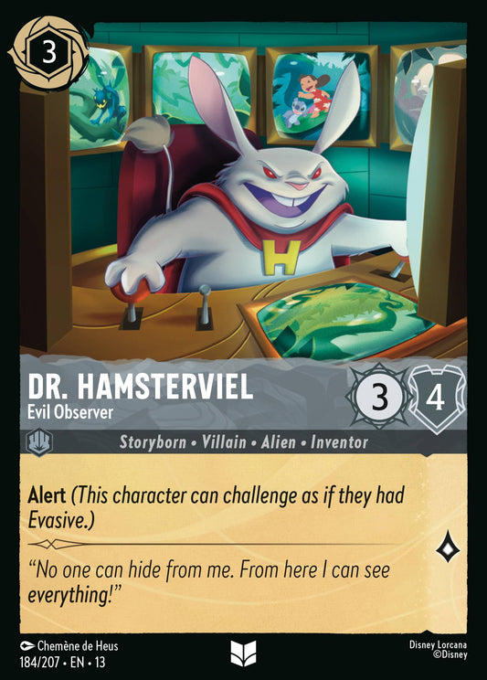 Set 13-184 Dr. Hamsterviel - Evil Observer | Uncommon