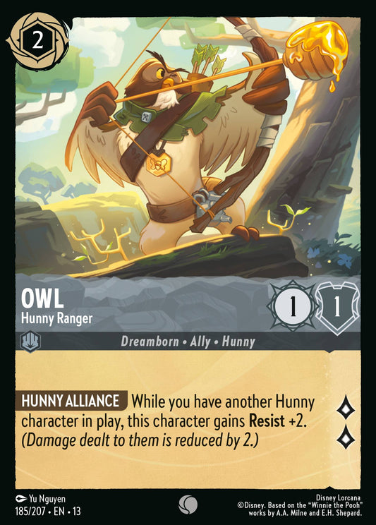 Set 13-185 Owl - Hunny Ranger | Common