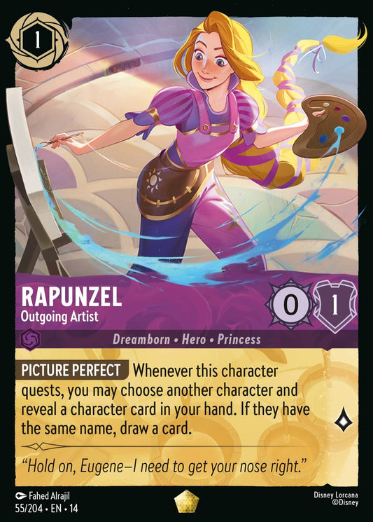 Set 14-55 Rapunzel - Outgoing Artist | Legendary