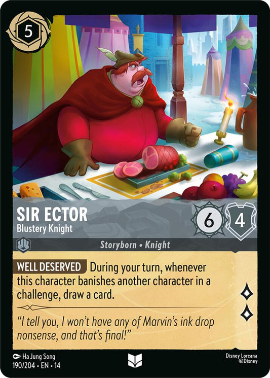 Set 14-190 Sir Ector - Blustery Knight | Uncommon