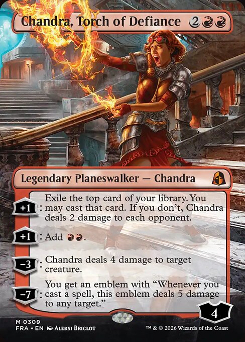 FRA-309 Chandra, Torch of Defiance (Borderless) | Mythic (EN)