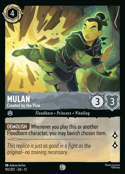 Set 13-192 Mulan - Created by the Vine | Common