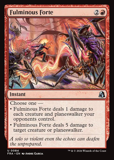 FRA-084 Fulminous Forte | Uncommon (EN)
