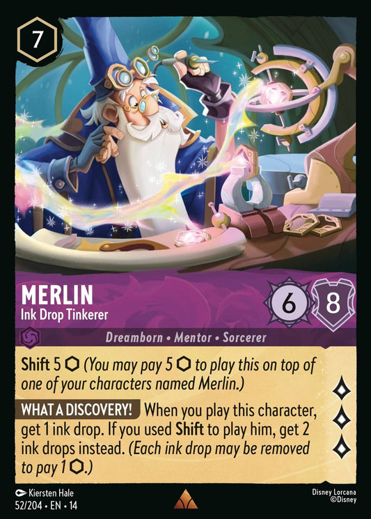 Set 14-52 Merlin - Ink Drop Tinkerer | Rare