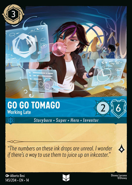 Set 14-145 Go Go Tomago - Working Late | Uncommon