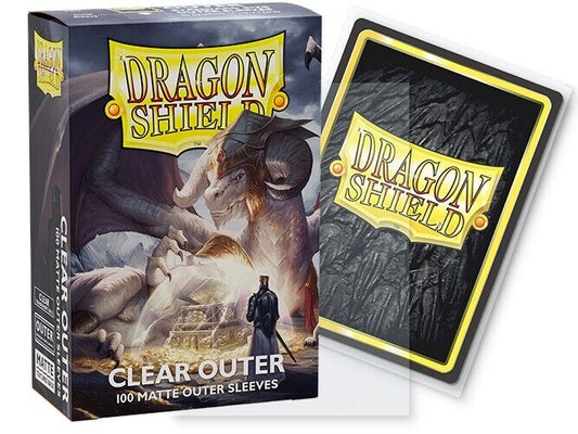 [Dragon Shield] Clear Outer Matte Outer 100 Protective Sleeves