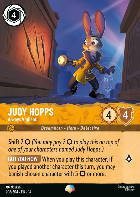 Set 14-206 Judy Hopps - Always Vigilant | Epic