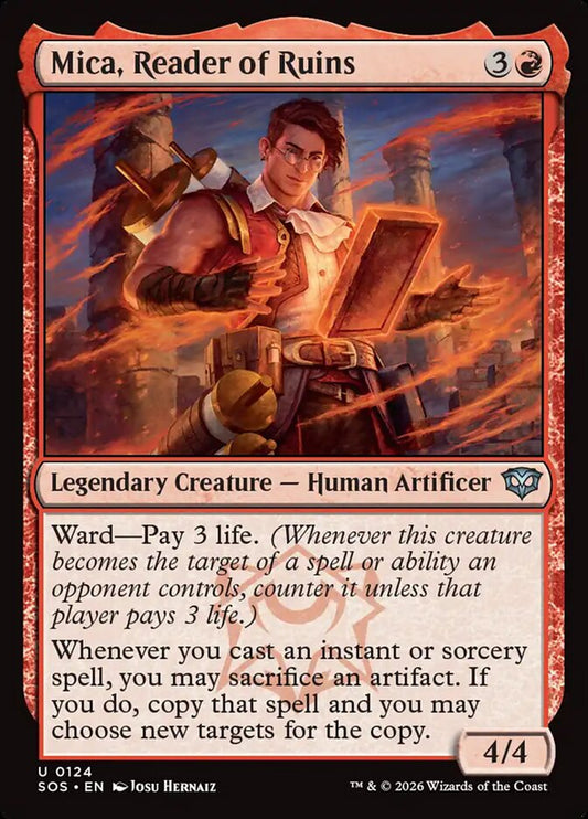 SOS-124 Mica, Reader of Ruins -EN- U (Foil)