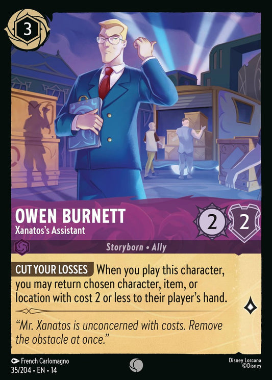 Set 14-35 Owen Burnett - Xanatos's Assistant | Common