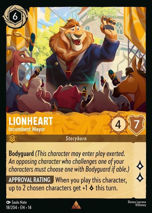 Set 14-18 Lionheart - Incumbent Mayor | Rare