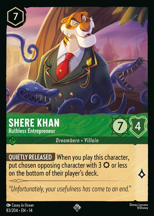 Set 14-83 Shere Khan - Ruthless Entrepreneur | Super Rare