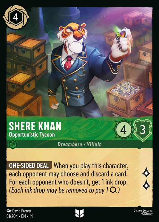 Set 14-81 Shere Khan - Opportunistic Tycoon | Uncommon