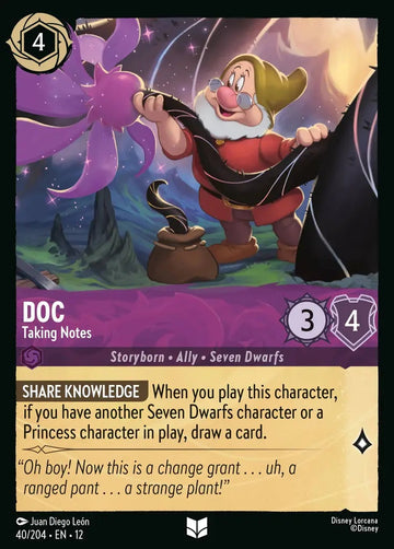 Set12-040 | Doc – Taking Notes | Uncommon | Non-Foil