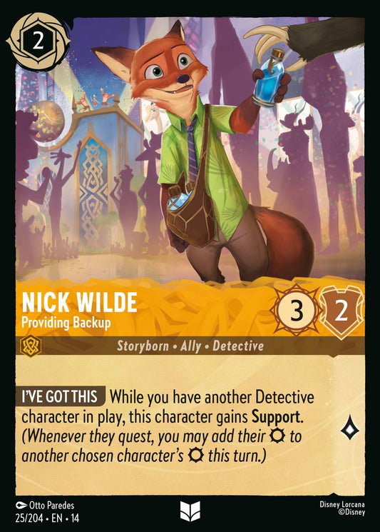 Set 14-25 Nick Wilde - Providing Backup | Uncommon