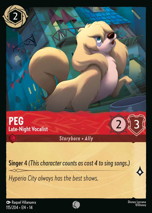 Set 14-115 Peg - Late-Night Vocalist | Common