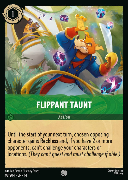 Set 14-98 Flippant Taunt | Common