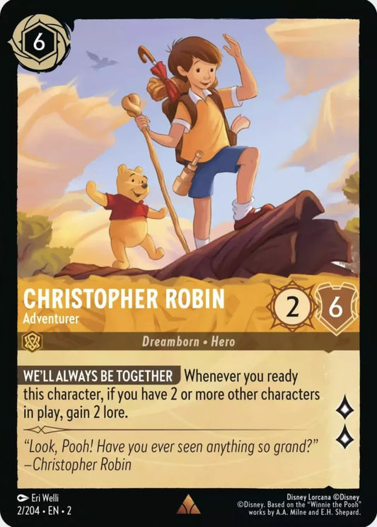 Set 2-002 | Christopher Robin - Adventurer | Rare