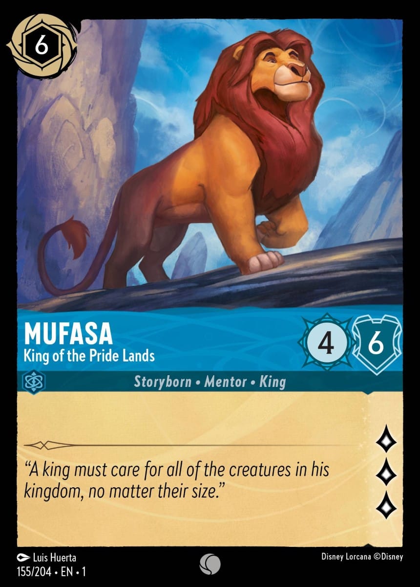 Set 9-144 | Mufasa - King of the Pride Lands | Common