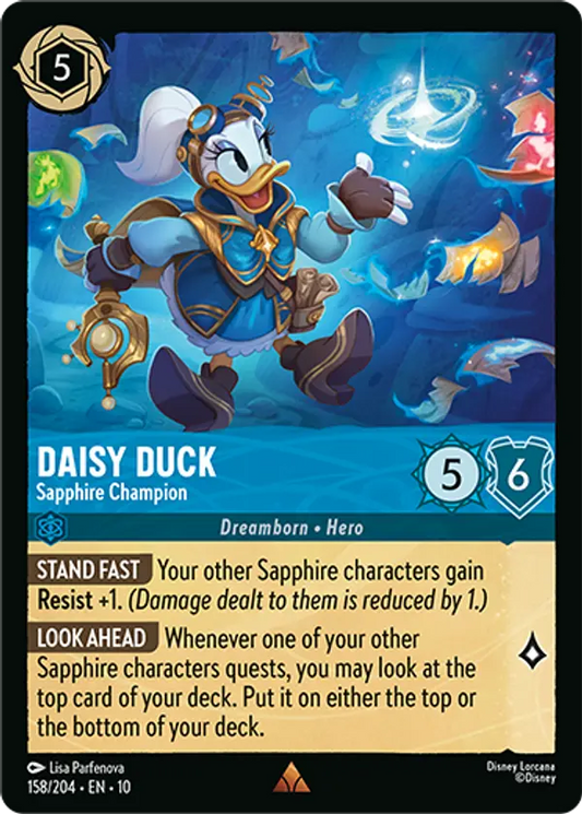 Set 10-158 | Daisy Duck - Sapphire Champion | Rare