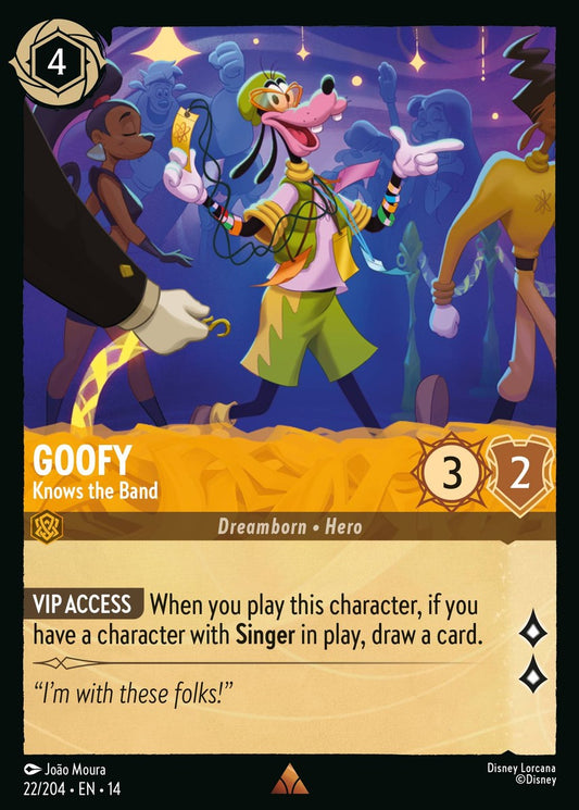 Set 14-22 Goofy - Knows the Band | Rare