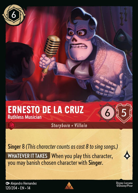Set 14-120 Ernesto de la Cruz - Ruthless Musician | Rare
