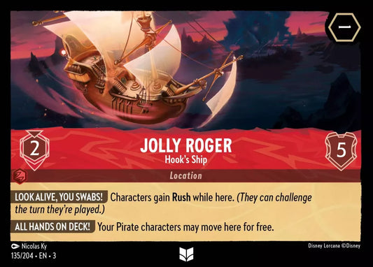 Set 3-135 | Jolly Roger - Hook's Ship | Uncommon