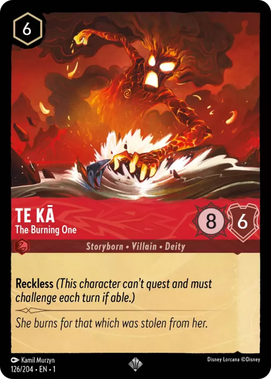 Set 1-126 | Te Kā - The Burning One |  Super Rare
