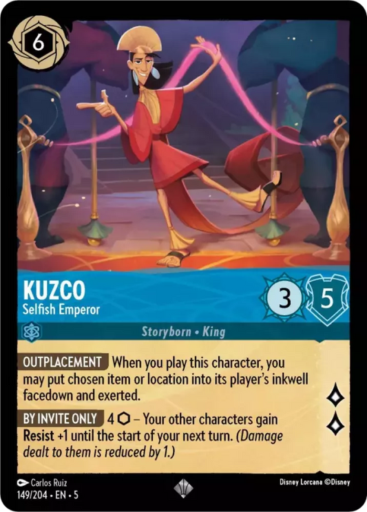 Set 5-149 | Kuzco - Selfish Emperor | Super Rare