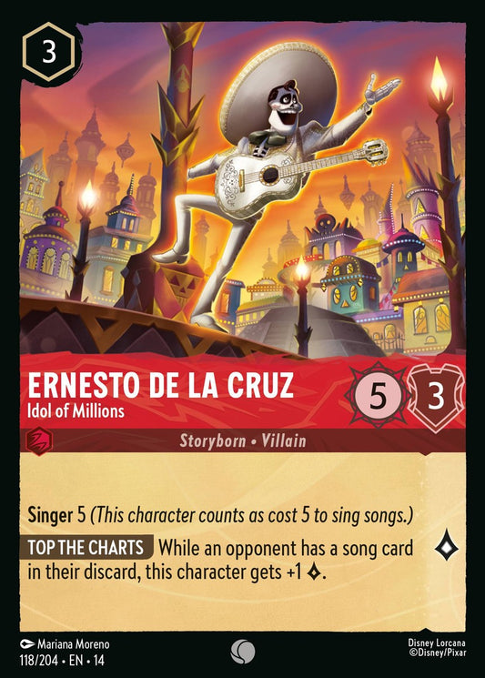 Set 14-118 Ernesto de la Cruz - Idol of Millions | Common
