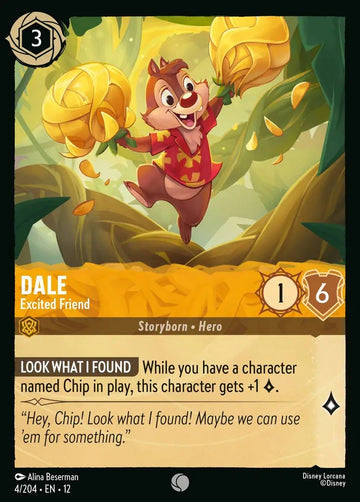 Set12-004 | Dale – Excited Friend | Common | Non-Foil