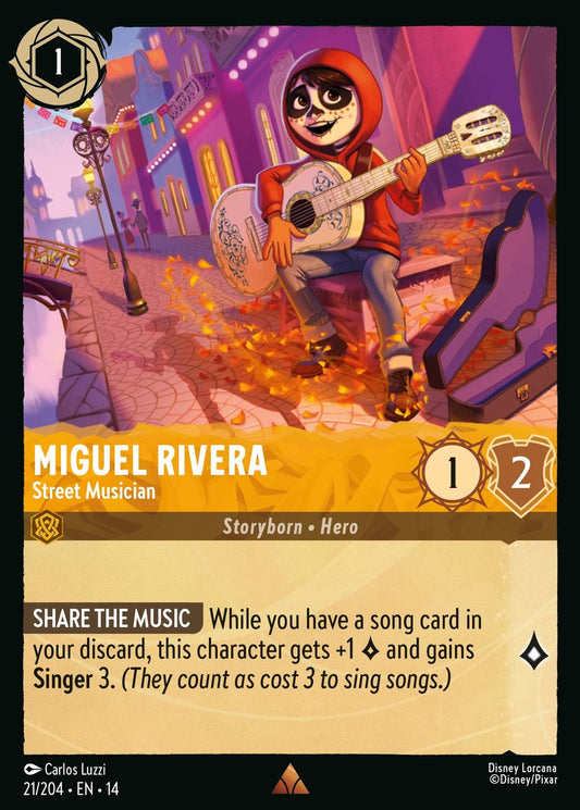 Set 14-21 Miguel Rivera - Street Musician | Rare