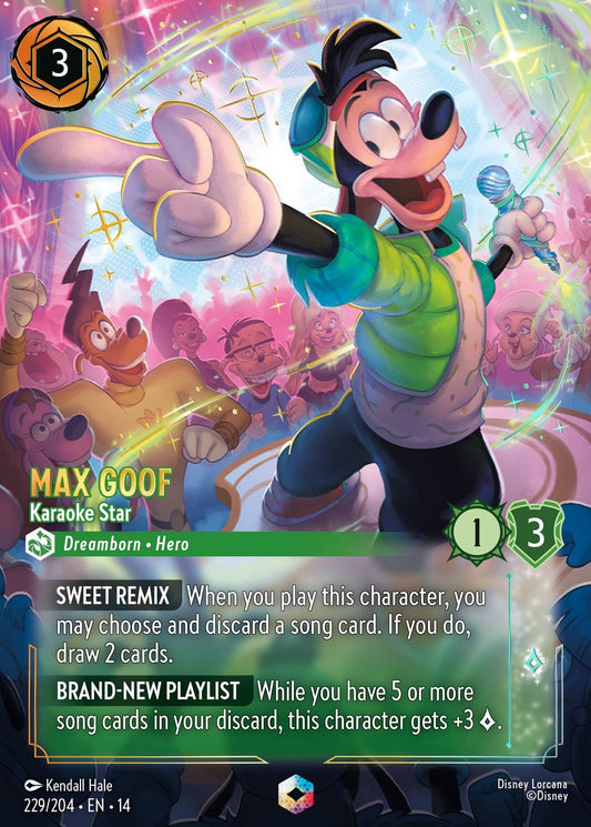Set 14-229 Max Goof - Karaoke Star | Enchanted