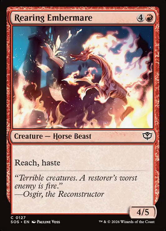 SOS-127 Rearing Embermare -EN- C (Foil)