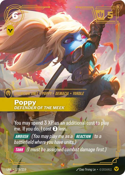 UNL-178/219 Poppy - Defender of the Meek | Epic