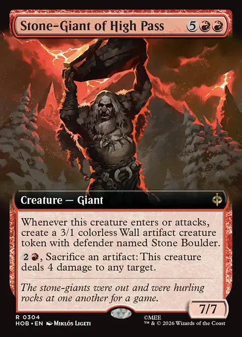 HOB-304 Stone-Giant of High Pass (Extended Art) | Rare (EN)