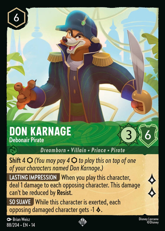 Set 14-88 Don Karnage - Debonair Pirate | Super Rare