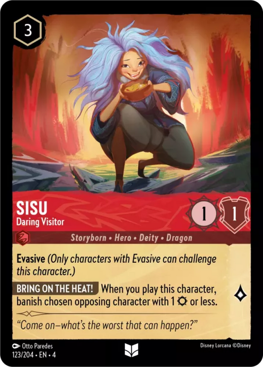 Set 4-123 | Sisu - Daring Visitor | Uncommon