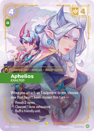 SFD-224*/221 | Aphelios, Exalted | Showcase