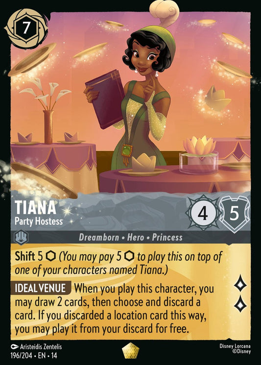 Set 14-196 Tiana - Party Hostess | Legendary