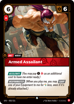SFD-002/221 | Armed Assailant | Common
