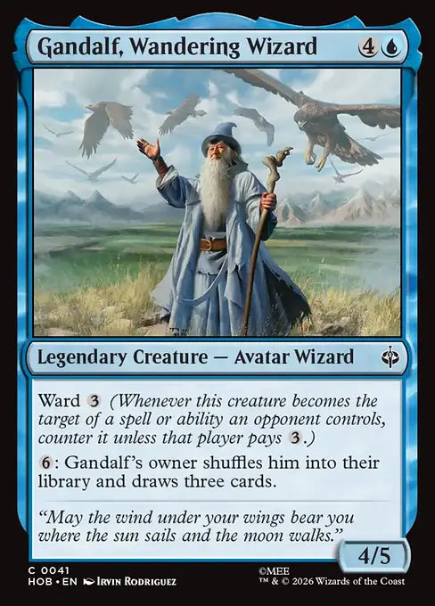 HOB-041 Gandalf, Wandering Wizard | Common (EN)