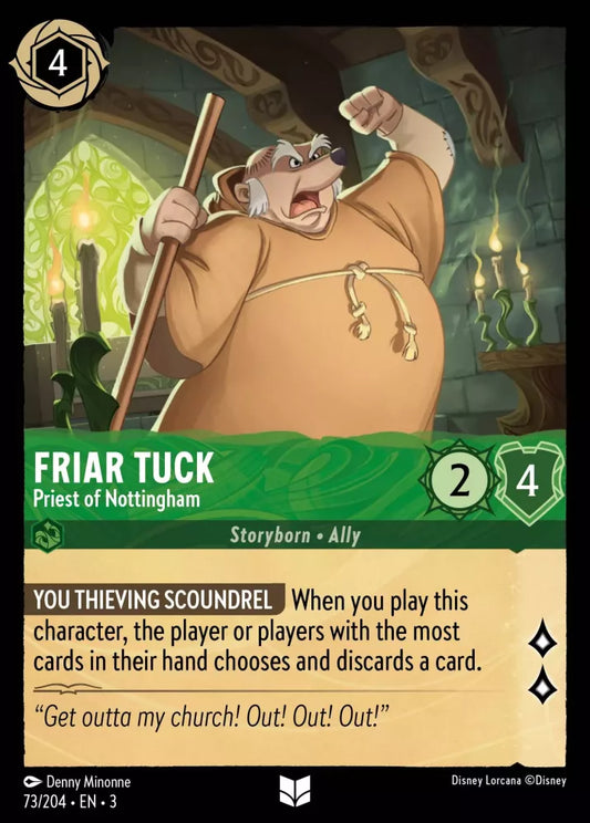 Set 3-073 | Friar Tuck - Priest of Nottingham | Uncommon