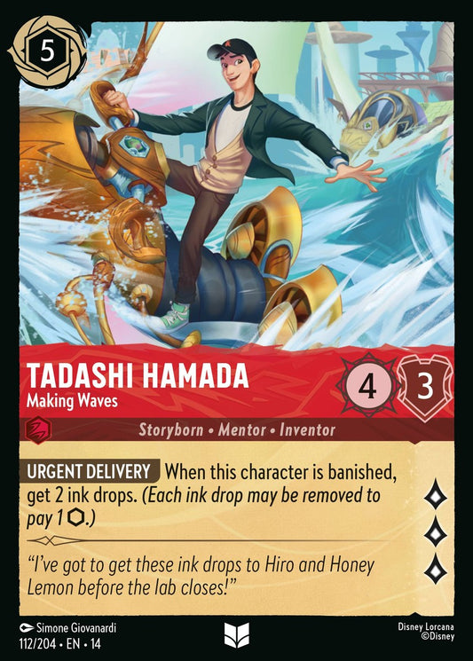 Set 14-112 Tadashi Hamada - Making Waves | Uncommon