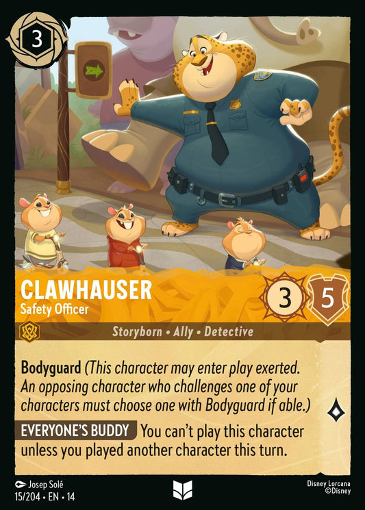 Set 14-15 Clawhauser - Safety Officer | Uncommon